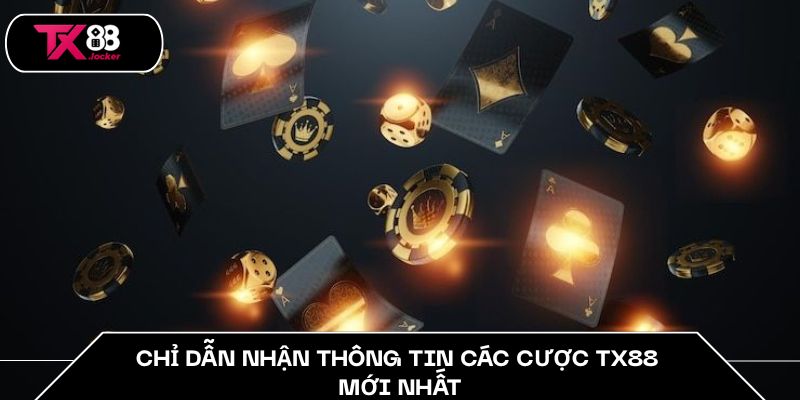 Chỉ dẫn nhận thông tin các cược TX88 mới nhất